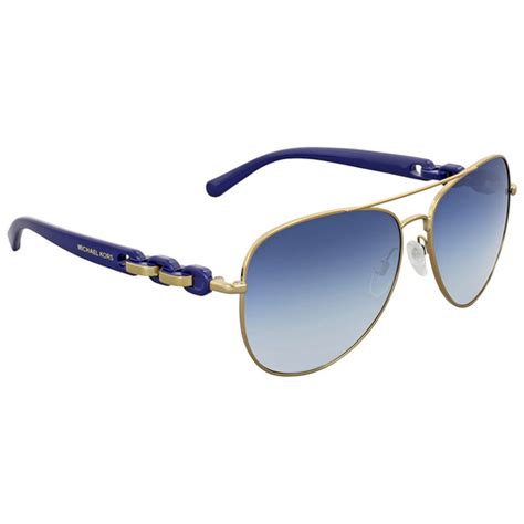 Michael Kors Pandora Blue Gradient Pilot Sunglasses 